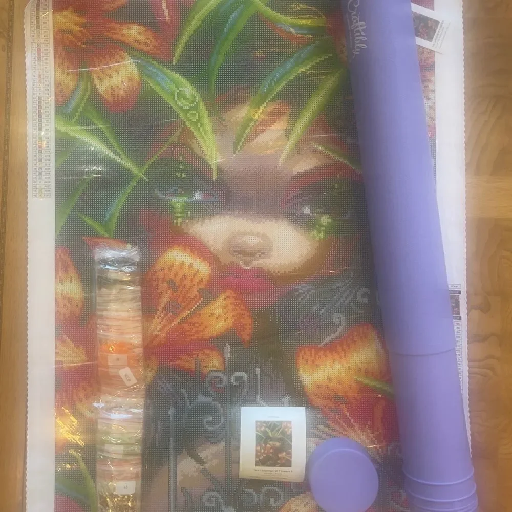 The Language of Flowers 5 by Jasmine Beckett Griffith diamond painting kit!